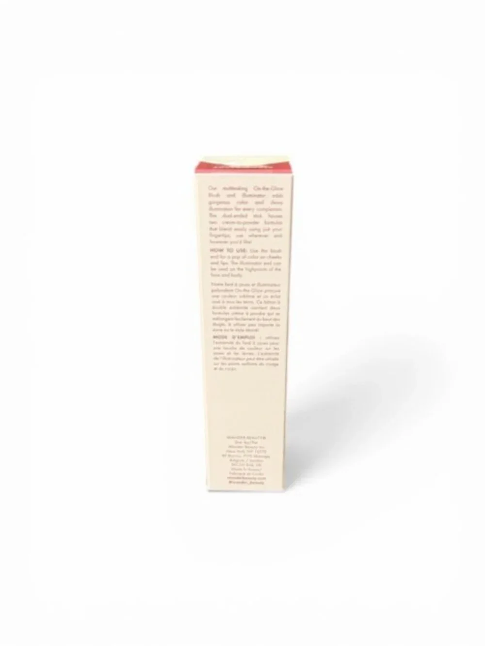 Wander Beauty On-The-Glow Blush & Illuminator Stick Strawberry Fields NIB